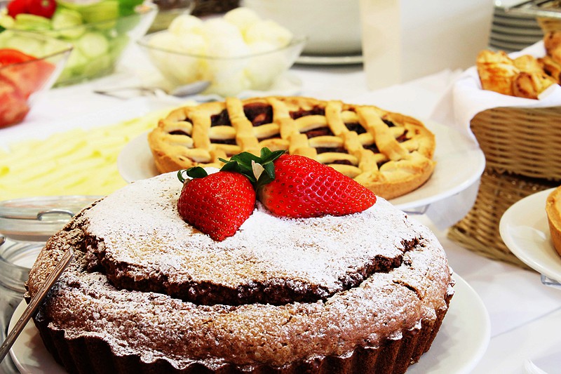 Torte fatte in casa per la prima colazione